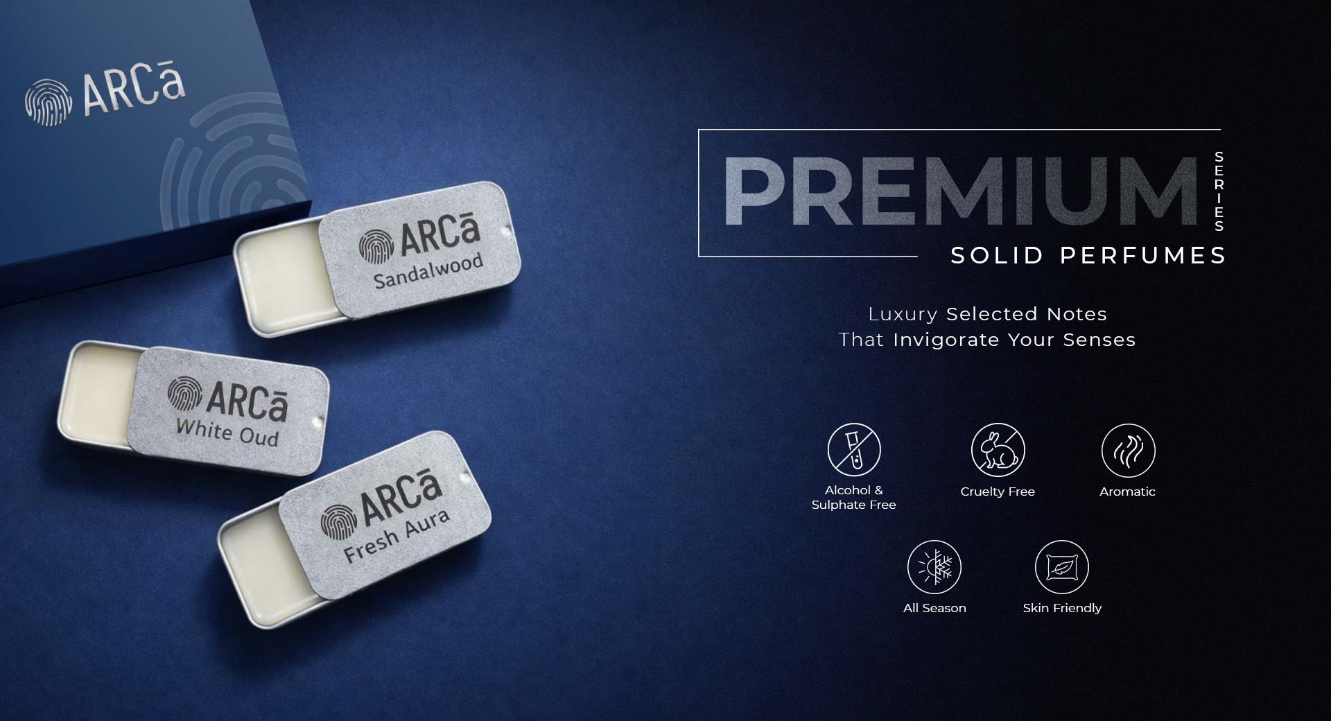 Arca Fragrance premium series solid perfumes